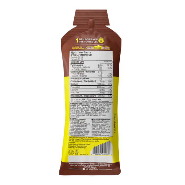 Näak - Ultra Energy Gels - Chocolate - 57g