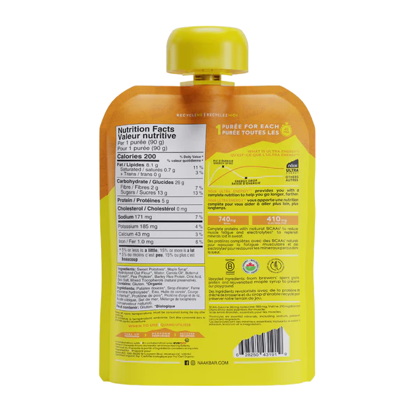 Näak - Ultra Energy Puree - Sweet Potato & Butternut (90g)
