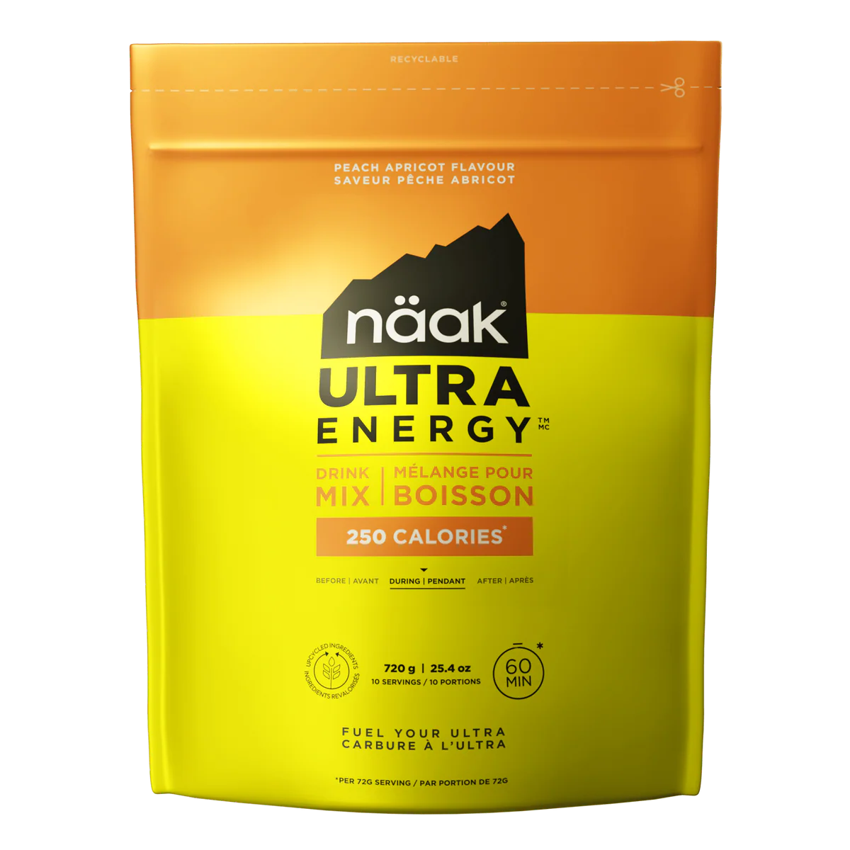 Ultra Energy Drink Mix - Peach Apricot (720g)