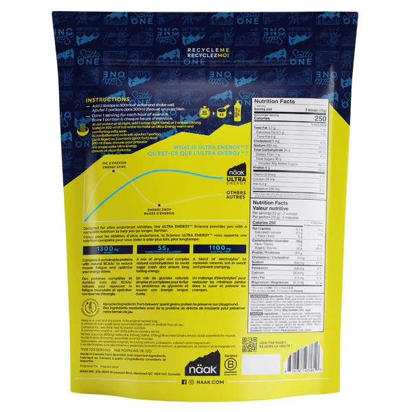 Näak - Ultra Energy Drink Mix - Salted Soup - 720g