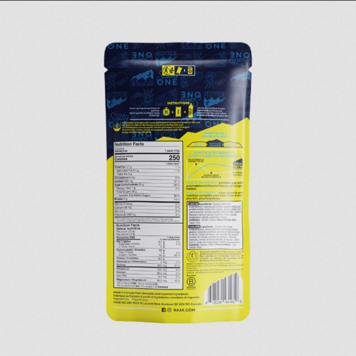 Naak Ultra Energy Drink Mix - Salted Soup (72g)